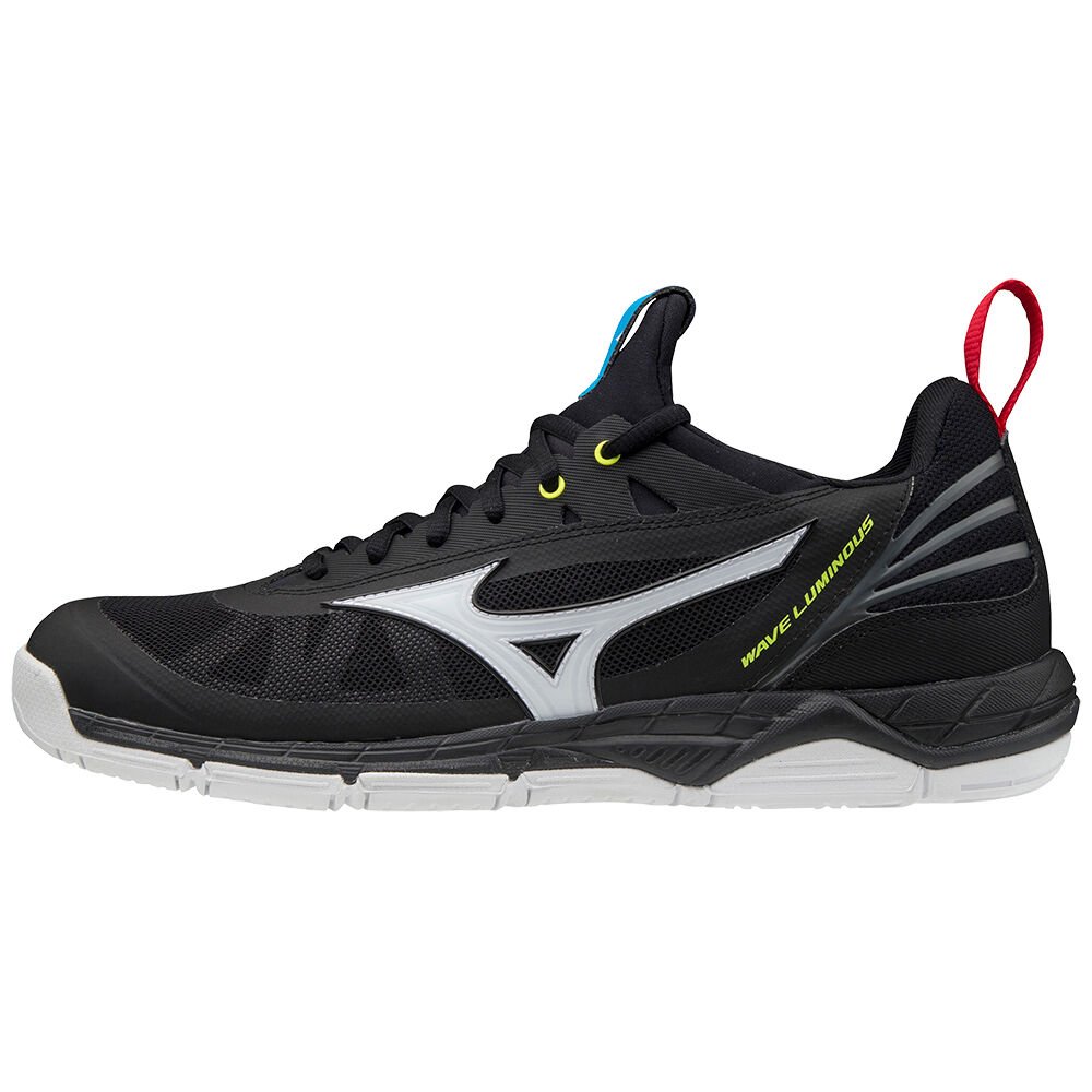 Mizuno Women's Wave Luminous Volleyball Shoes Black/White/Yellow (V1GA182045-ORJ)